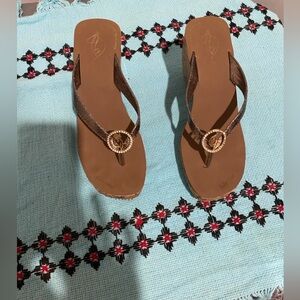 Baby phat Brown Wedge Sandals